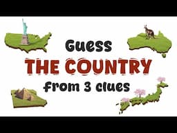 Guess the Country from 3 Clues! 🌍🔍| Fun & Easy Quiz for Kids!