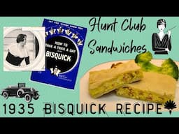 "Man Pleasing" Hunt Club Sandwiches- a 1935 Bisquick recipe #bisquickbirthdayparty