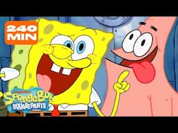 SpongeBob & Patrick Being A Comedic Duo for 4 HOURS Straight 🧽⭐ | @SpongeBobOfficial