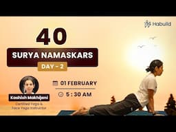 Surya Namaskar Challenge | Day 2 by Kashish Makhijani