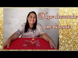 Taça em biscuit