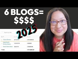 The truth behind running 6 blog sites | blog income revealed