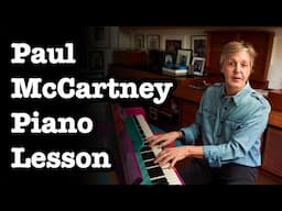 Paul McCartney's Piano Lesson