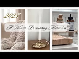 A Winter Decorating Marathon 2025 | home decorating ideas | Whole House Reset