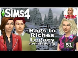 Winterfest🎄 Pt 51: Gen 2 of Maple's Rags to Riches Legacy (Sims 4)