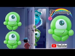 Mike Wazowski Balloon Monster INC.- Chibi Balloon 😍.Globoflexia.