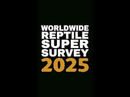 Follow the link in our description to take RRK's Worldwide Reptile Super Survey!