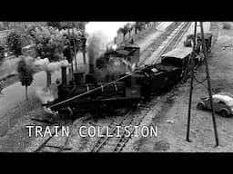 Steam Engine Train Collision: How it was done before CGI [The Train 1964]