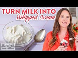 How to Make Whipped Cream Without Heavy Cream