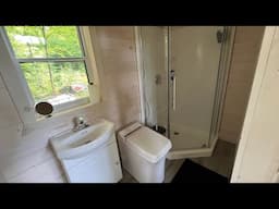 Our off grid no septic washroom is done!