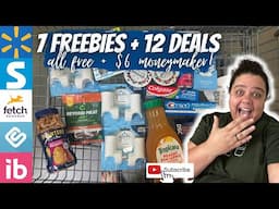 WALMART IBOTTA HAUL 🔥🤑🔥 || 7 FREEBIES + OVER $50 IN PRODUCTS FOR FREE AND A $6 MONEYMAKER!