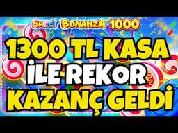 SWEET BONANZA 1000 YENİ OYUN 🍭 1300 TL İLE NE KADAR KAZANILIR ? KÜÇÜK KASA NASIL KATLANIR ?