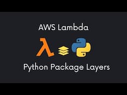 AWS Lambda Layer packaging for Python