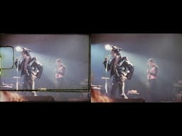 Queen - Philadelphia 1978 - Super8 Film Clean-Up Comparison