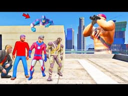 Rope hero And Tipson Play Hide And Kill Game With Villian In GTA 5!