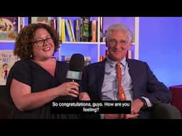 Rebecca Gray and Andrew Franklin Interview - Nibbies Studio - The British Book Awards 2024