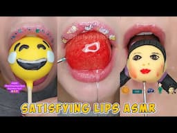 "Satisfying Lips"ASMR Eating Emoji Food Challenge | Satisfying Lips