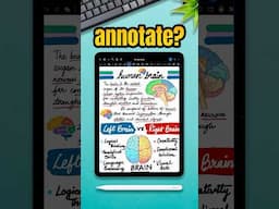 The *Easiest* Way to Annotate on iPad! 📝📱#ipad