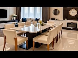 100 Stylish Modern Dining Room Design Ideas 2025| Wooden Dining Tables & Home Interior Design Trends