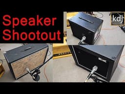 Speaker Cab Shootout - Open/Closed | WGS G12C - WGS Veteran 30 - Eminence Red White & Blues