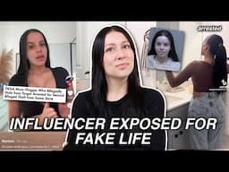 Tiktok Influencer EXPOSED for FAKE Lifestyle