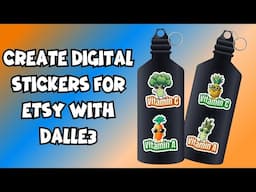 How To Create Digital Stickers for Etsy with DALLE3