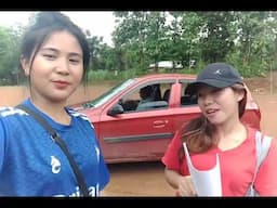 Getting free jackfruit from someone 🤗// Exploring khiamnok Village #naga girl 🇮🇳