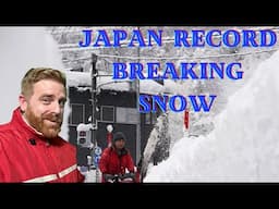 Record breaking snowfall in Japan