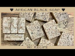 Recipe - Working with African Black Soap + Lather Test - SO GOOD 🖤🖤🖤 #skincare #soap