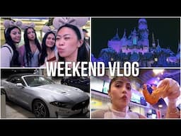 Weekend Vlog!! (Disney, friends bday, chisme with bestie, eating out, I like loud cars now?)