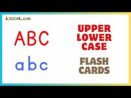 abc alphabets flash Cards - Upper and lower case | Educational video for toddler kids #flashcards