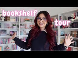 bookshelf tour 📚🎀✨ home library