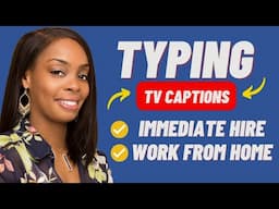 🔥FAST-HIRE ONLINE TYPING JOBS | Create Captions from Home + Bonus Remote Jobs | Work at Home 2024