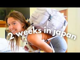 How to pack for 2 weeks in Japan in the summer (solo backpacking)