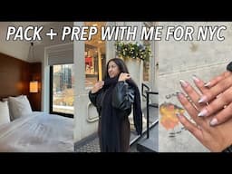 PACK + PREP WITH ME FOR NYC ft. christmas in new york vlog