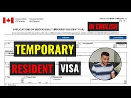 How To Apply TRV (Temporary Resident Visa) after getting work permit ?