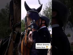 When dreams come true 🏆✨ #equestrian #horses #showjumping