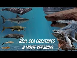 Movie Sea monsters & Real life counterparts Compared