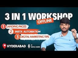 3-in-1 Offline Workshop in Hyderabad 📍  Don't Miss Out!