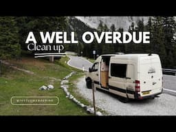 A well over due clean up | sprinter van conversion