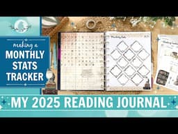 Making a Monthly Stats Tracker for My Reading Journal | Happy Planner