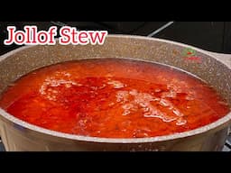 Let’s Make The Easiest Jollof Stew Recipe Ever | How To Make Ghana Jollof Stew Recipe