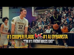 #1 Cooper Flagg VS #1 AJ Dybansta GOT ACTIVE AS F*CK! Montverde VS Prolific Prep Full Game