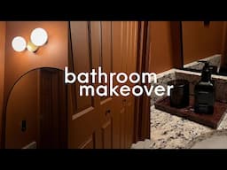 Dark & Moody BATHROOM VANITY MAKEOVER | abetweene