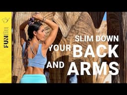 Eliminate Fat Under Your Bra and Armpits | Back and Arm Exercises with Weights