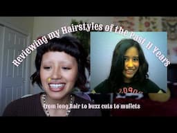 Reviewing My Hairstyles of the Past 11 Years