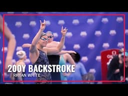 Rhyan White Secures Gold in 200Y Backstroke | 2024 Toyota U.S. Open