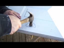 How To Fix Holes And Dents In A Steel Door