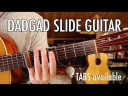 Atmospheric Slide Guitar in DADGAD Tuning (TABS available)