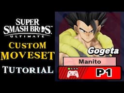 Play as Gogeta in Smash Ultimate! | Smashline Moveset Mod TUTORIAL